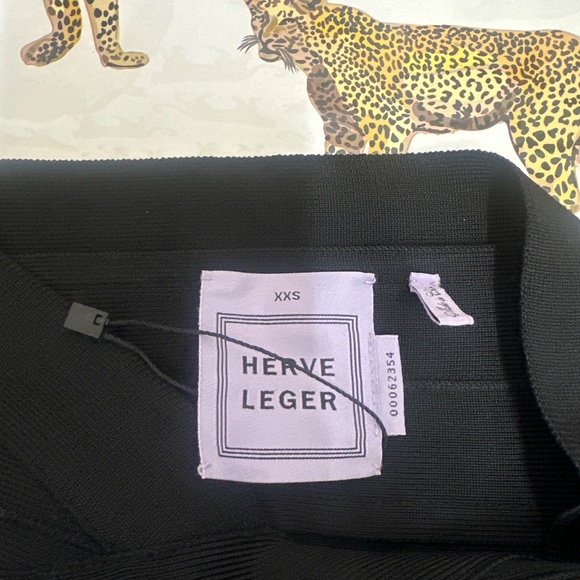 Herve Leger Pants - xxs NWOT - black - Picture 6 of 6